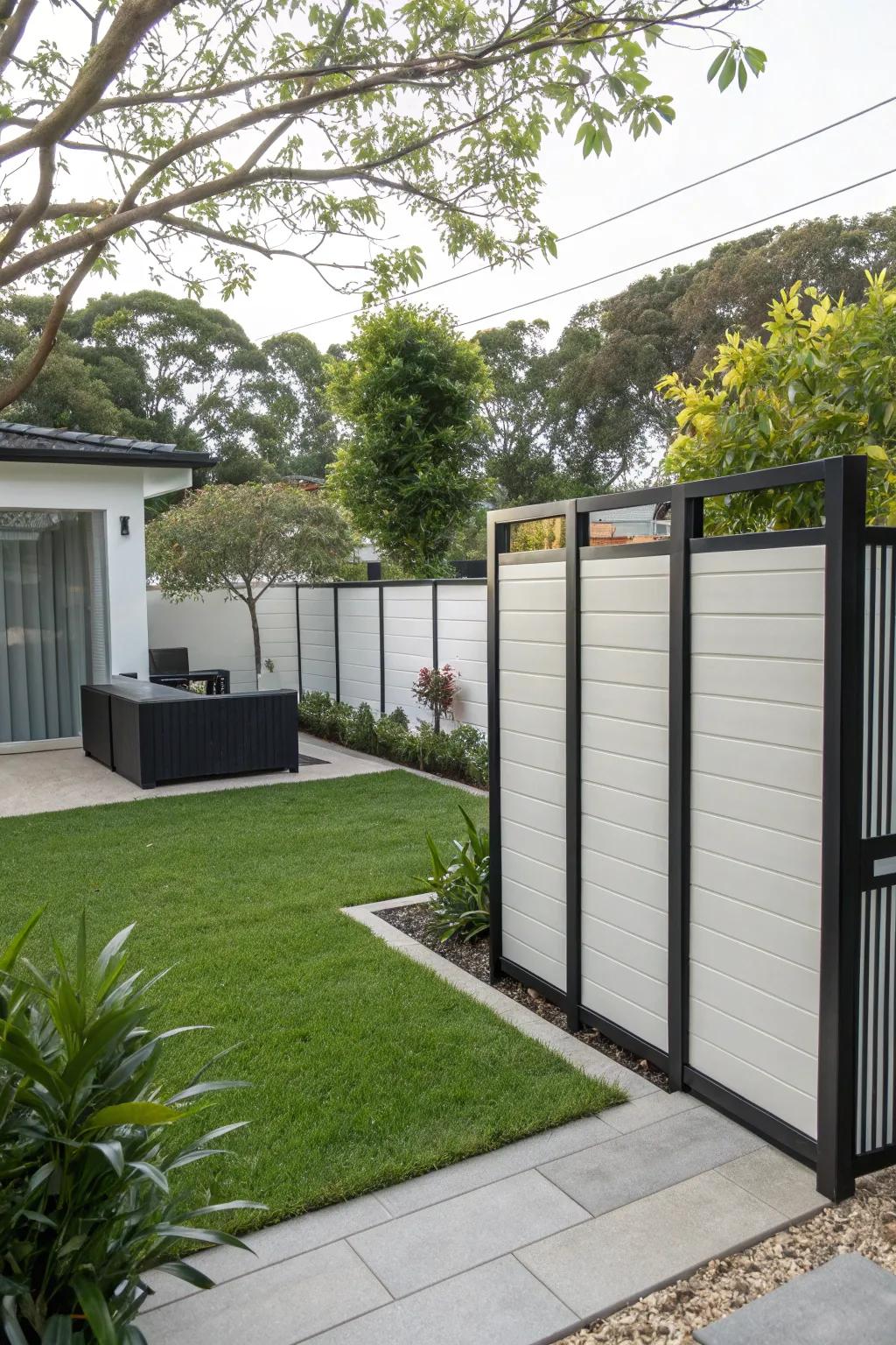 Vinyl partitions offer contemporary design and resilient privacy solutions.