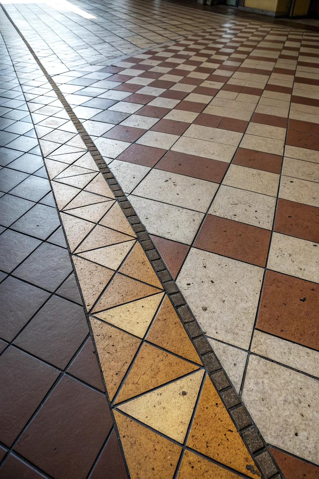 Diagonal transitions introduce energy and individuality.