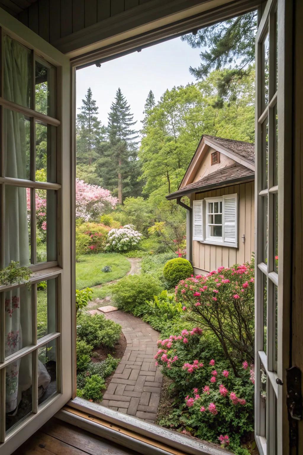 Duplex suspended panes coalesce quintessential elegance alongside pragmatic attributes.