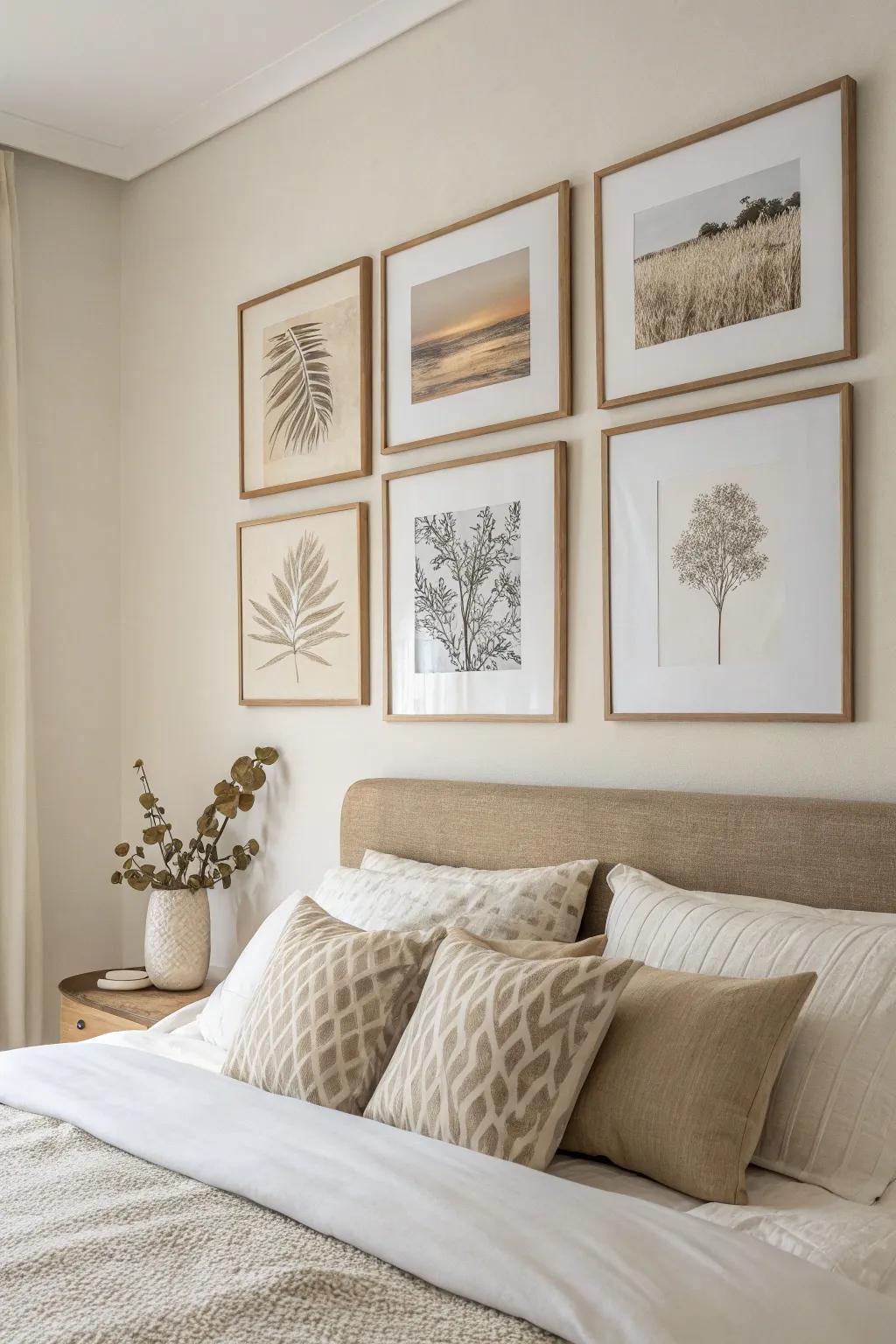 Minimalist styling establishes a serene and tranquil escape.