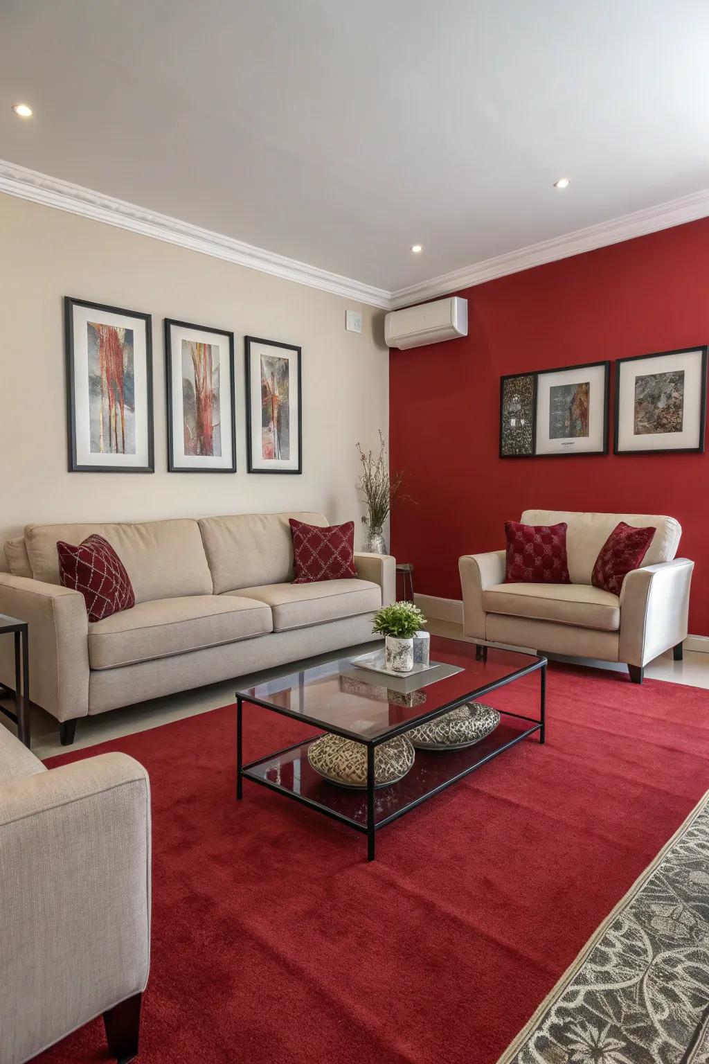 Vibrant carpets introduce personality and energy into any setting.