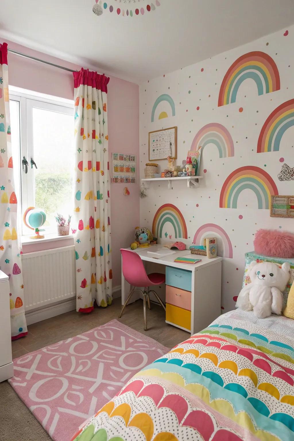 Spectrums infuse delight and energy into a girl's space.