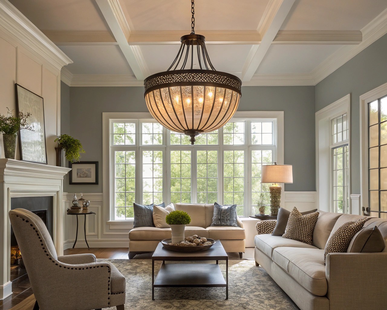Creating compelling focal points shifts attention upward, transforming room dynamics.