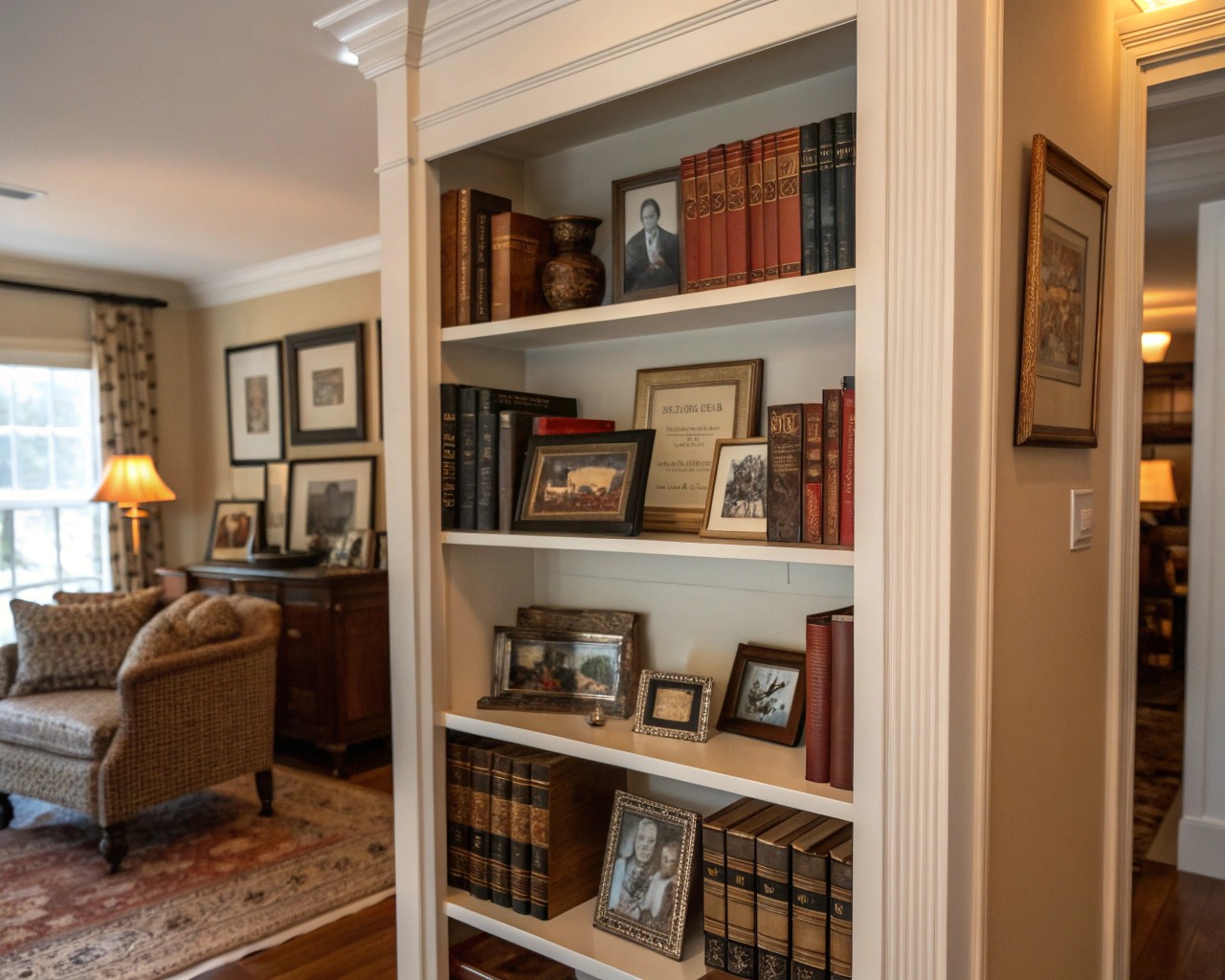 Seamlessly incorporating memorial elements into everyday decor.