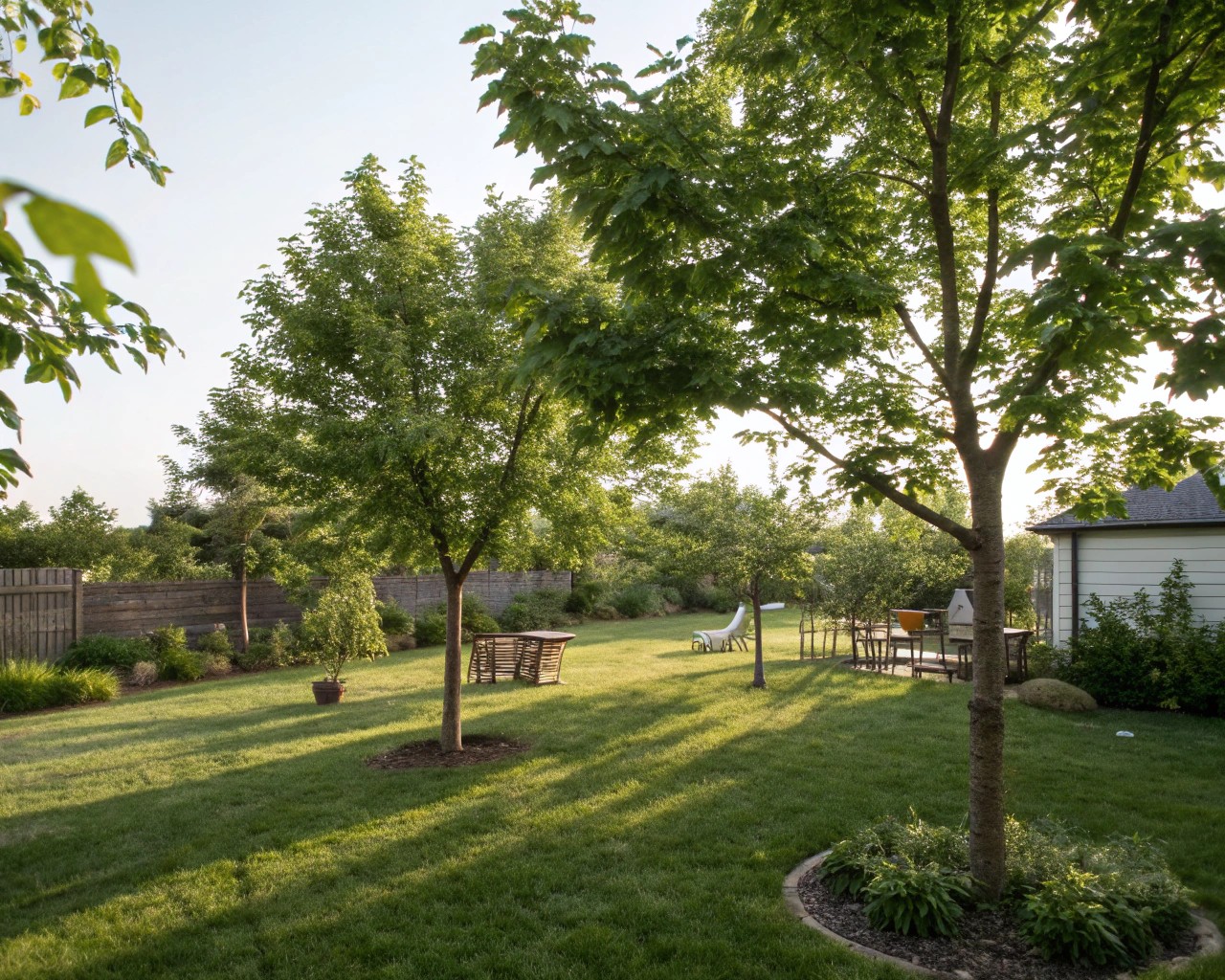 Strategic tree placement offers long-term and eco-friendly shade solutions for outdoor comfort.