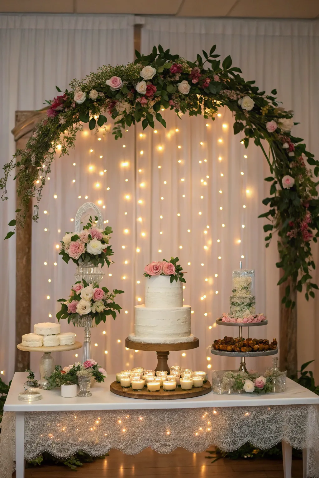 Gorgeous Cake Table Setups for Weddings