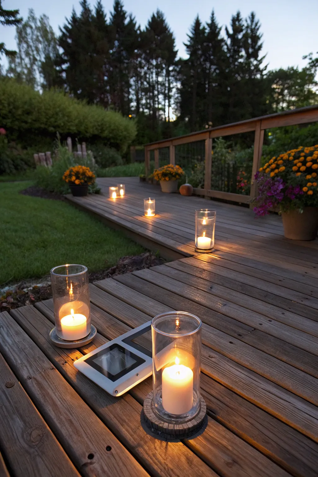 Stylish Deck Solar Lighting Ideas for Ambient Evenings