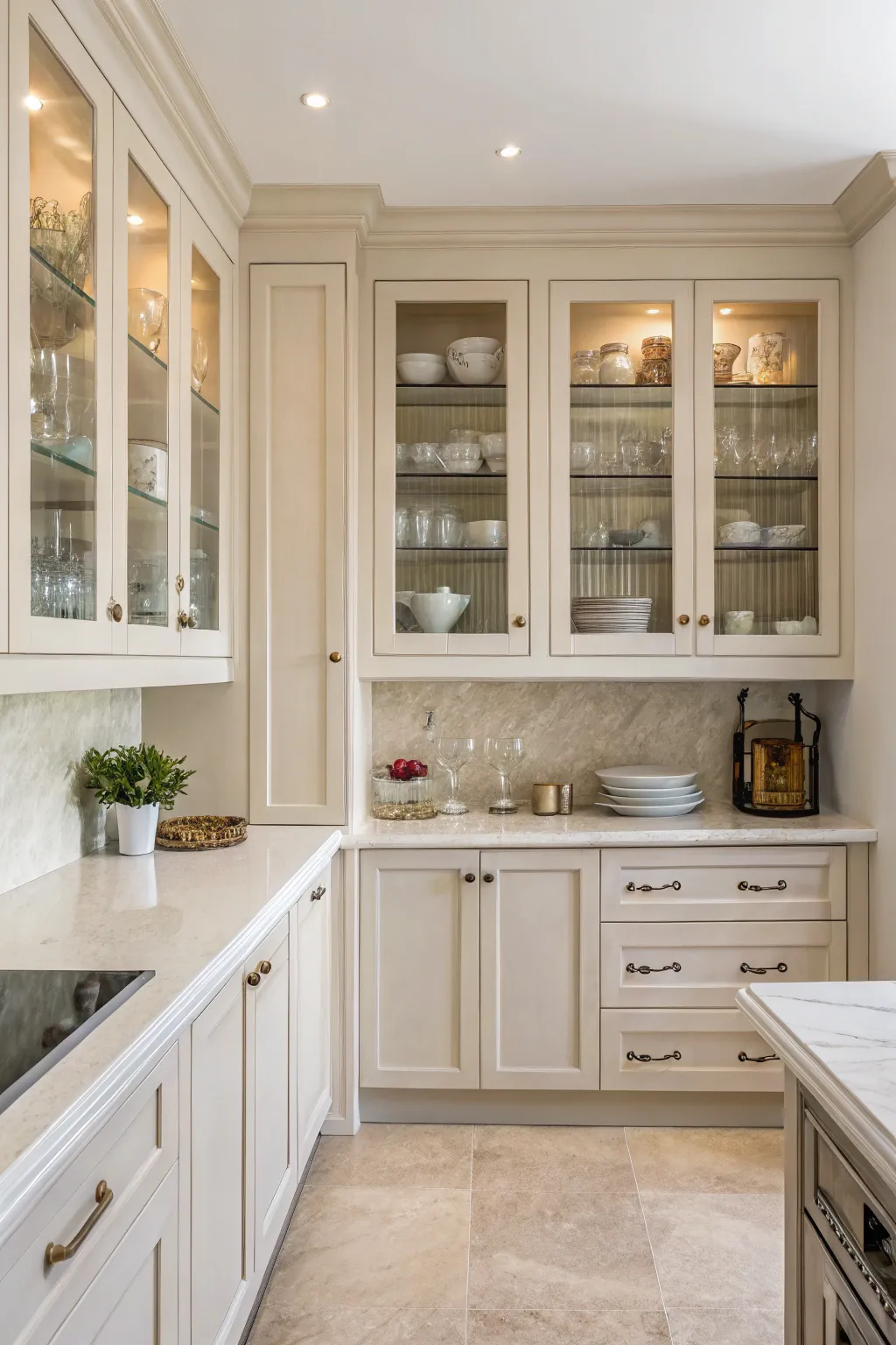 Timeless Kitchen Looks in White and Beige