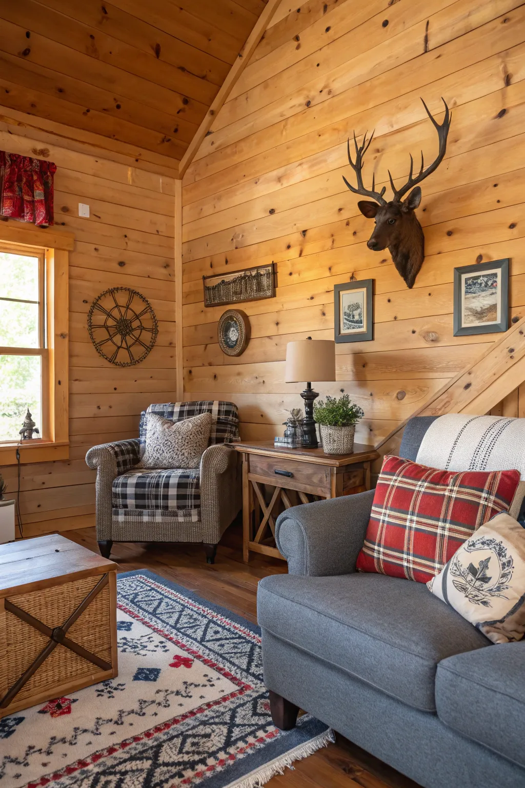 Creative Knotty Pine Cabin Ideas