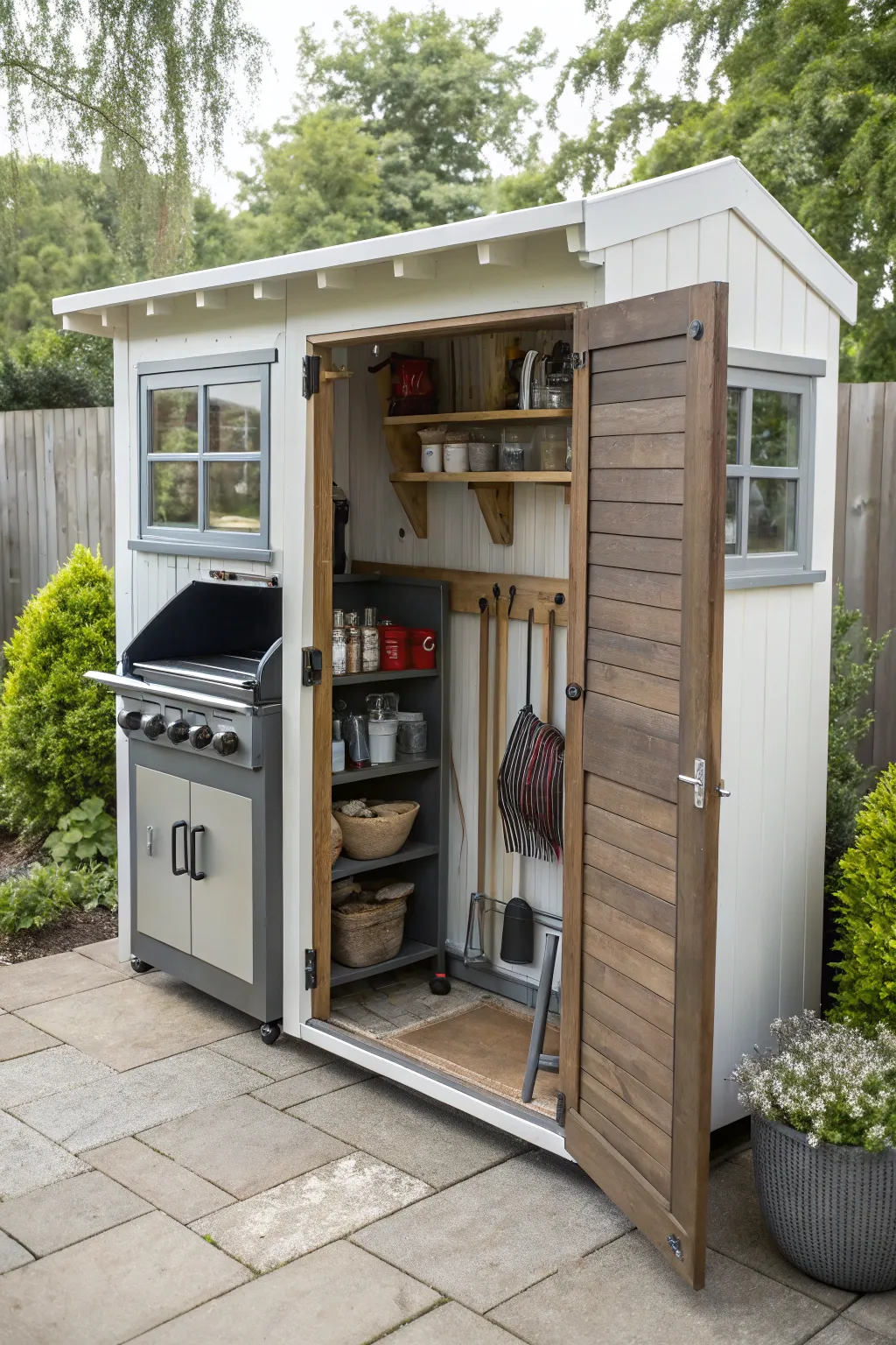 Backyard Sheds Perfect for BBQ Lovers
