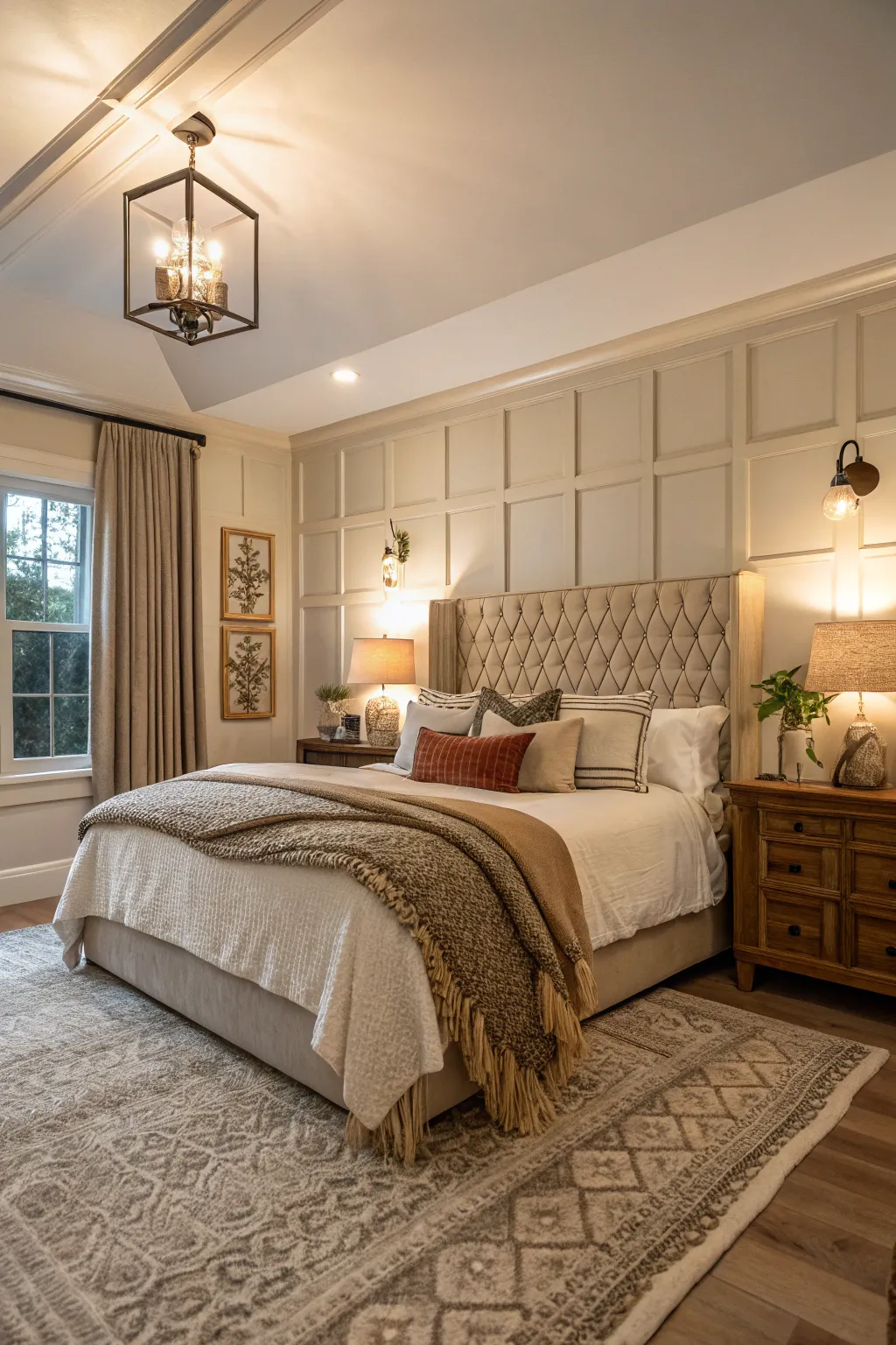Sophisticated Wainscoting Solutions for the Master Bedroom