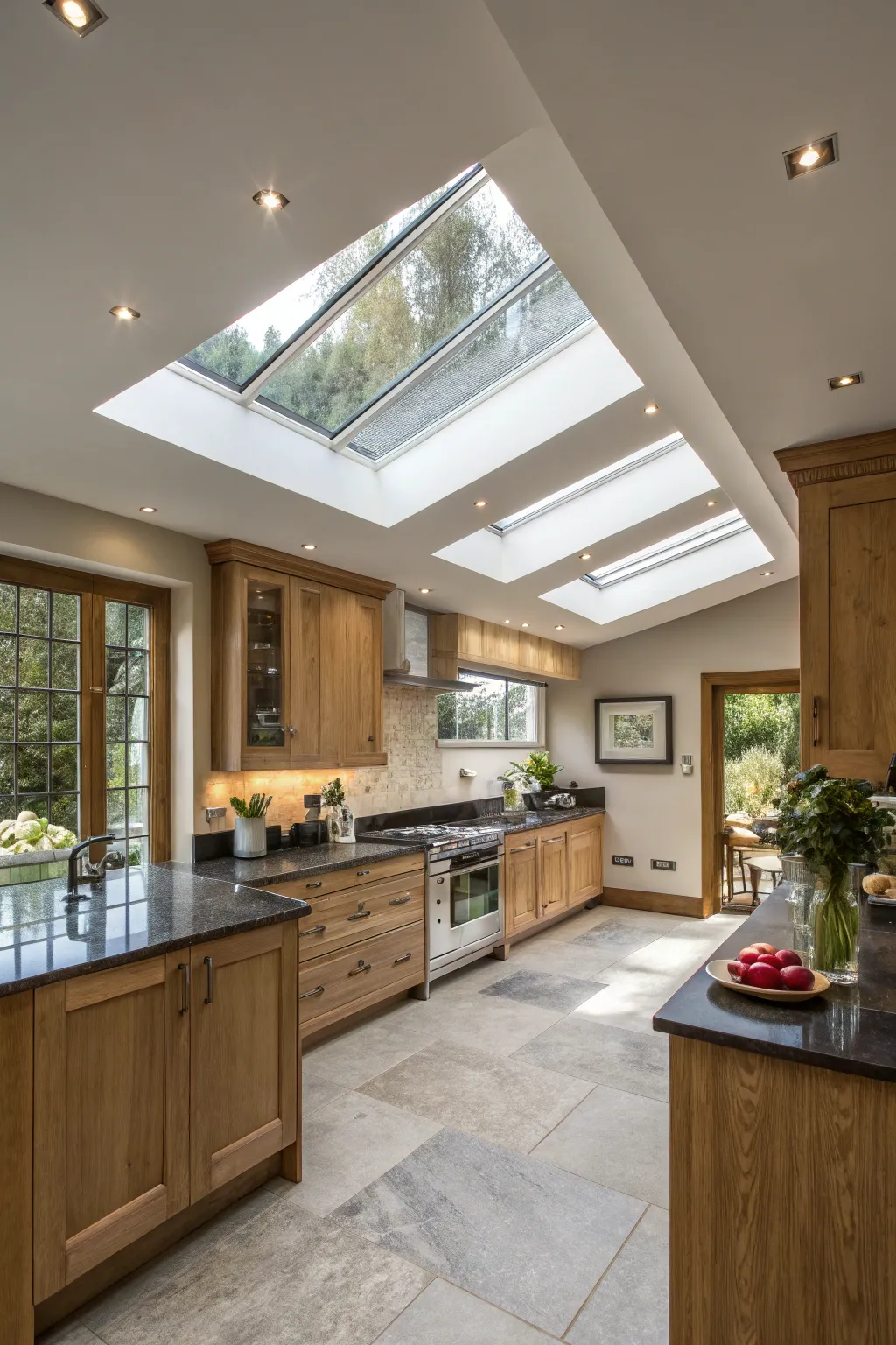 Contemporary Skylight Kitchen Design Concepts