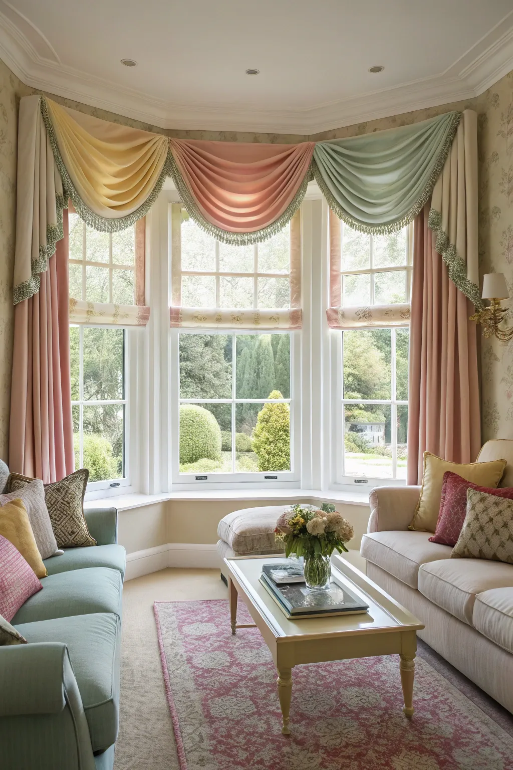 Top Bay Window Valance Inspirations