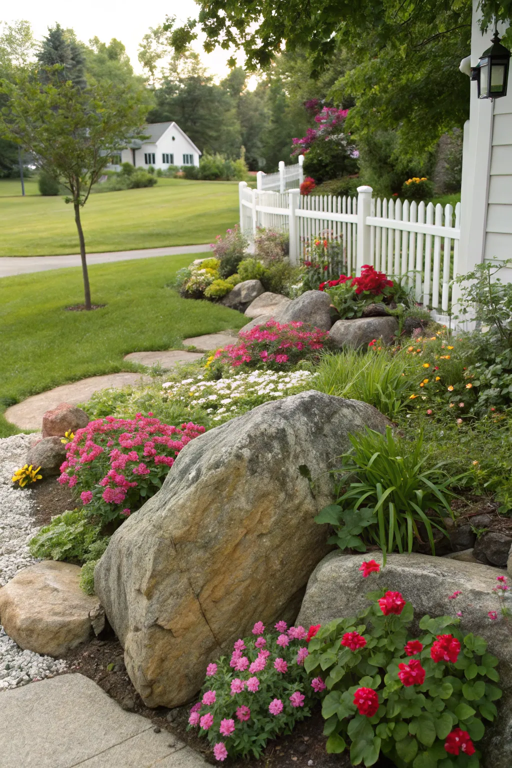 Beautiful Rock Ideas to Enhance Your Front Yard
