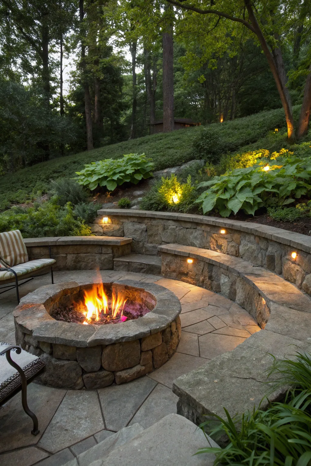 Stylish Ways to Add a Sunken Fire Pit to Your Garden