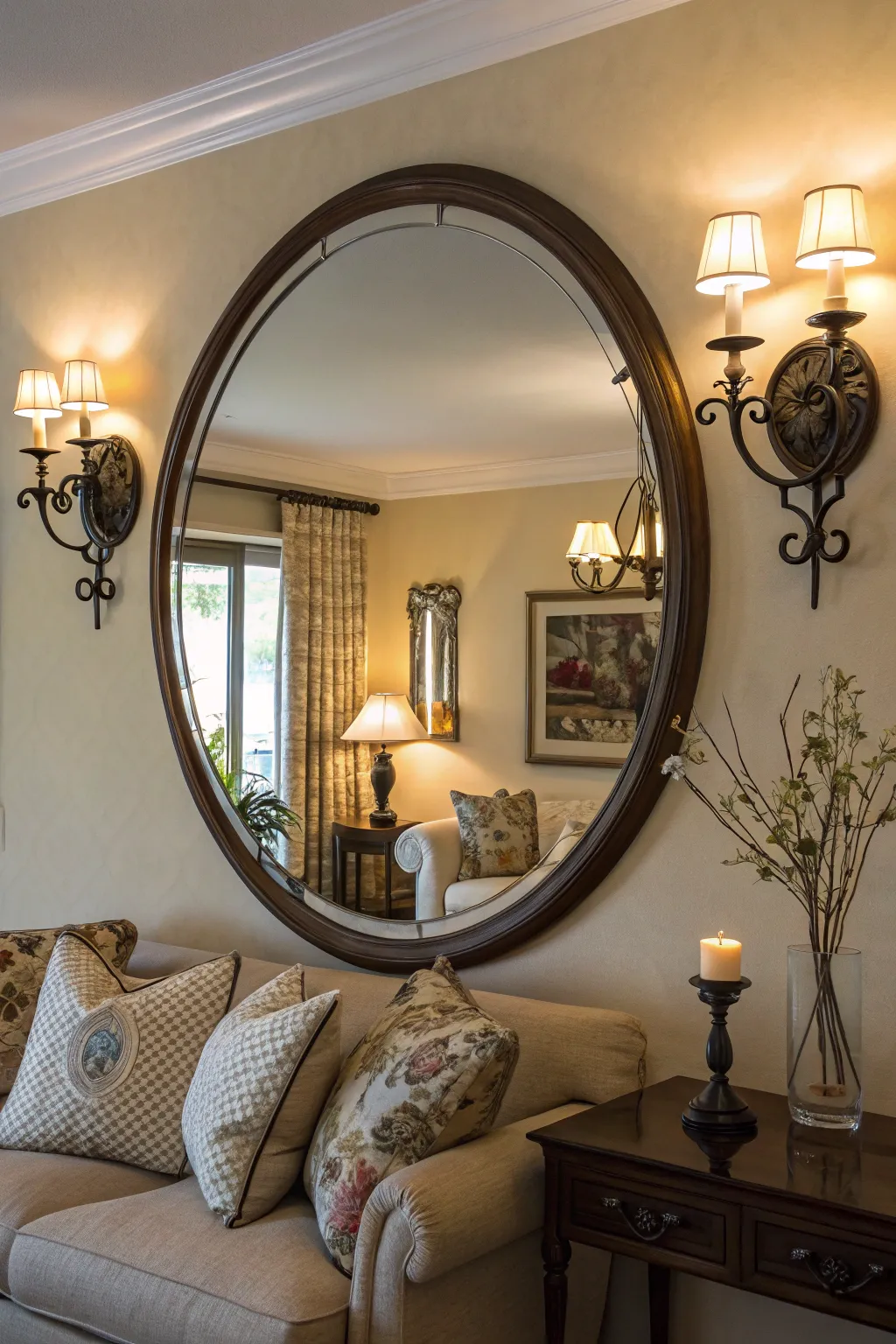 Best Round Mirror Styles for Contemporary Living Rooms