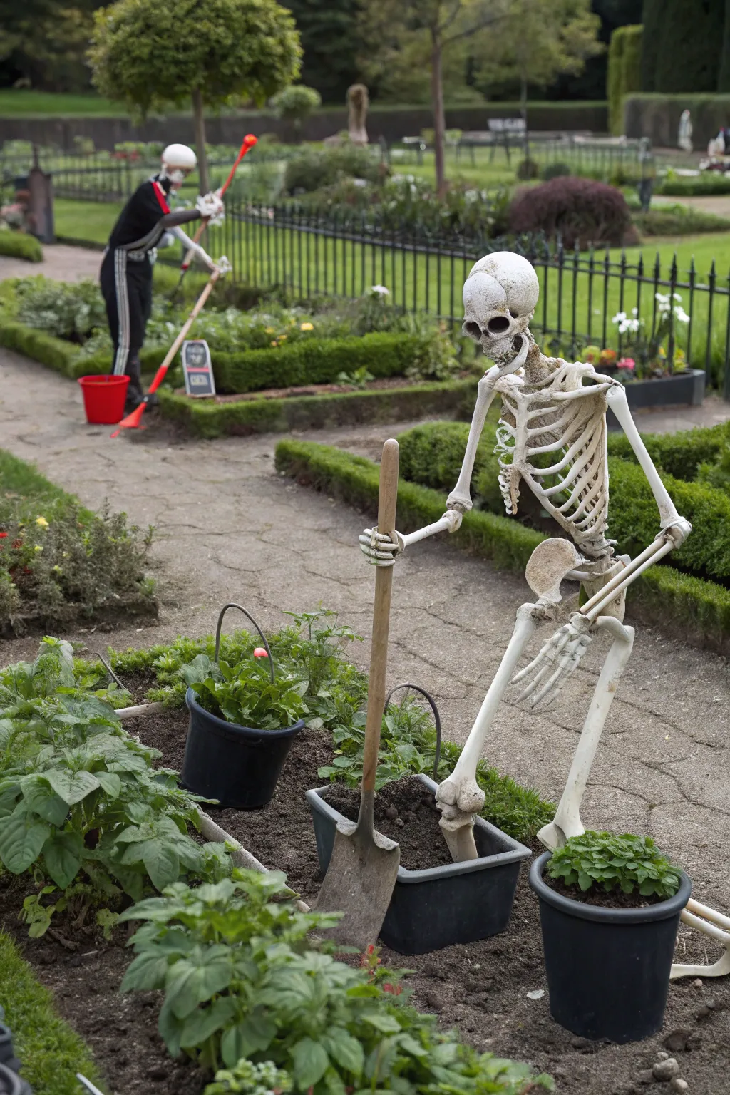 Whimsical and Witty Skeleton Yard Inspirations